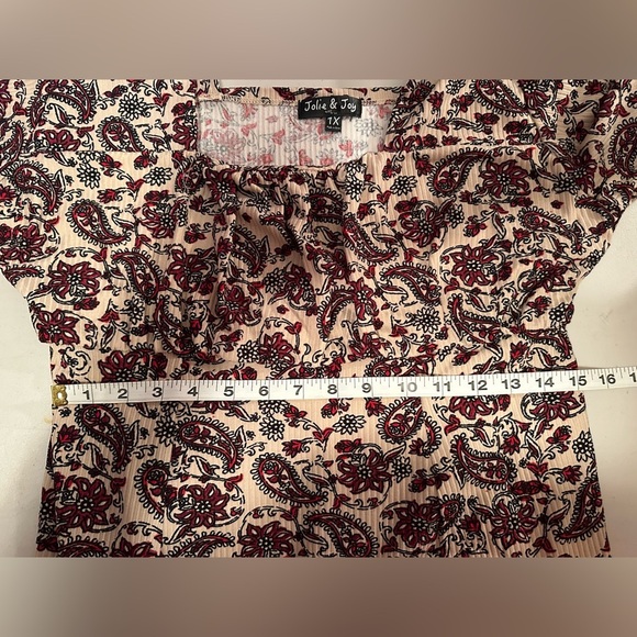 Jolie and Joy size 1X pull over Paisley dress - Picture 6 of 9